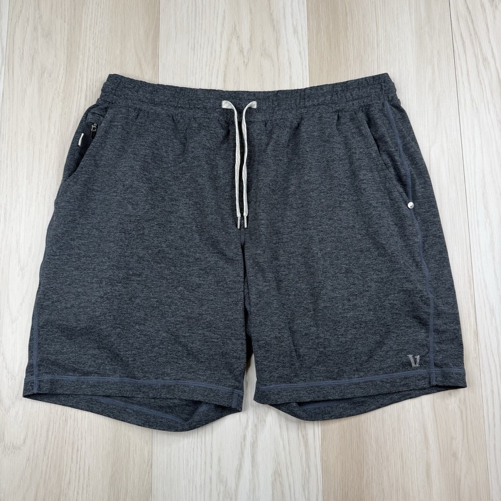 Vuori Ponto Performance Shorts 7" V344 Mens Size Medium Heather Gray Active Gym